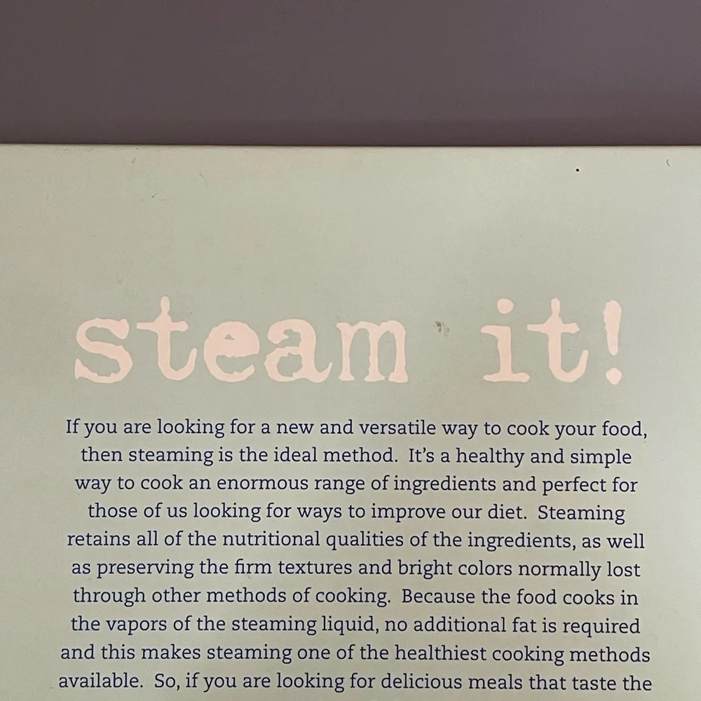 healthy recipes whole foods cookbook- Steam It! steamer cookbook easy meals